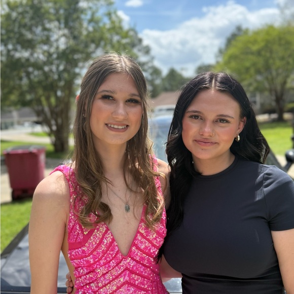 Elegant Pink Evening Gown - Picture 6 of 6